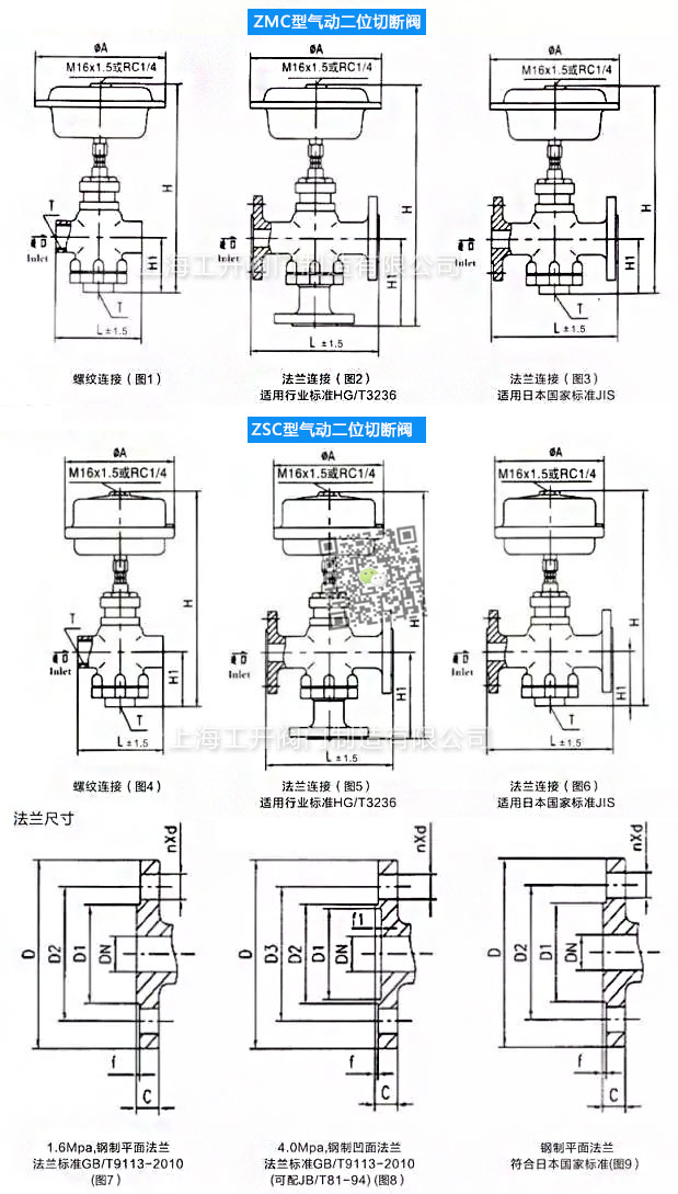 ZMC/ZSC型氣動二位切斷閥結(jié)構(gòu)圖